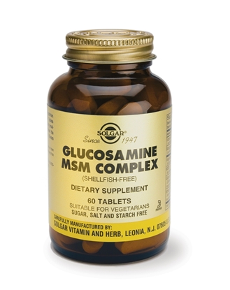 SOLGAR GLUCOSAMINE MSM COMPLEX 60 TABL